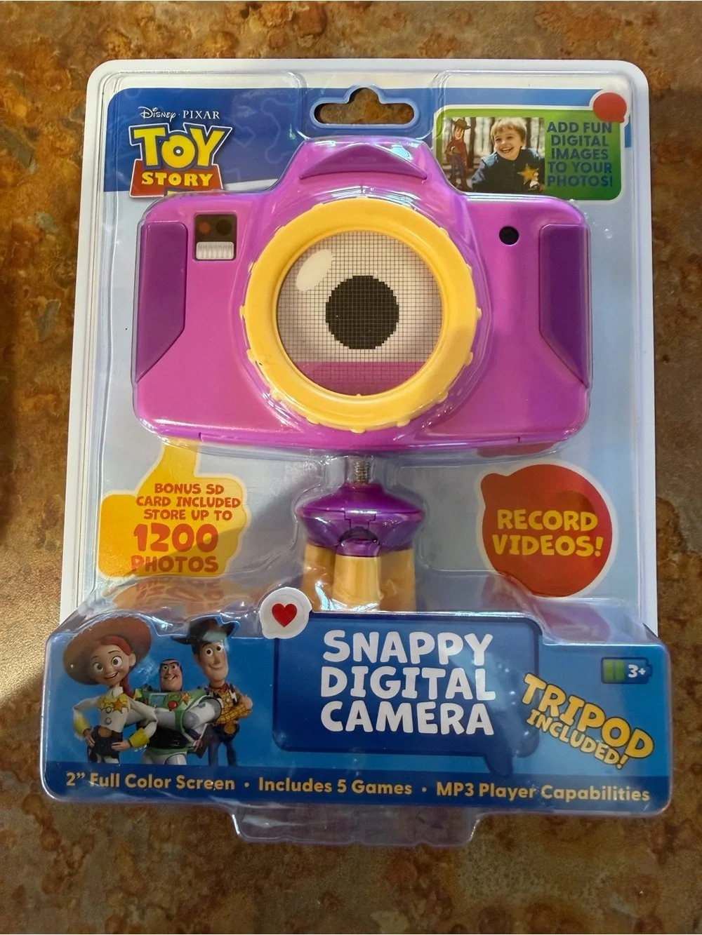 Snappy Digital Camera - Pink & Yellow Toy Story